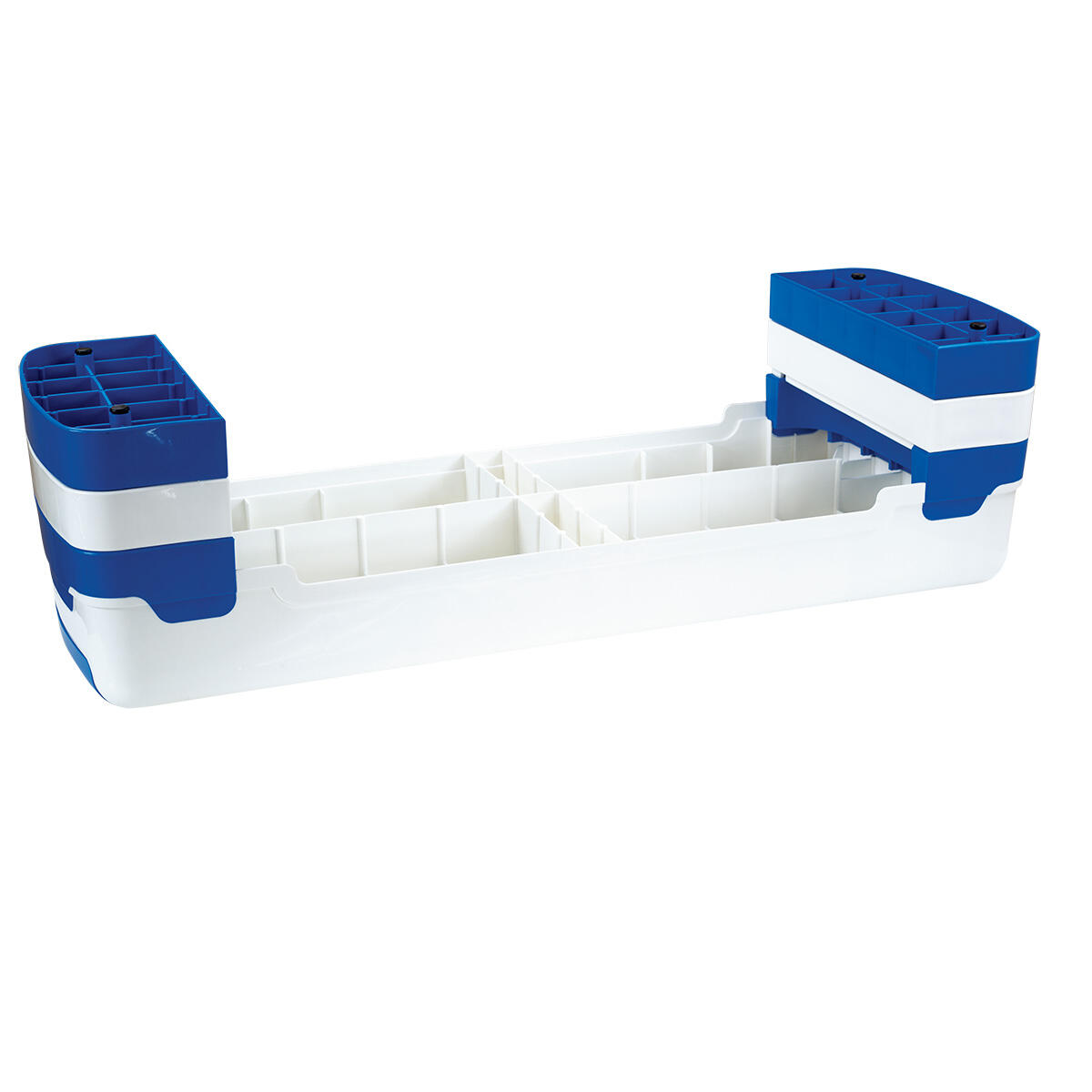 Aerobics opstapplatform (Wit/blauw) 7/7
