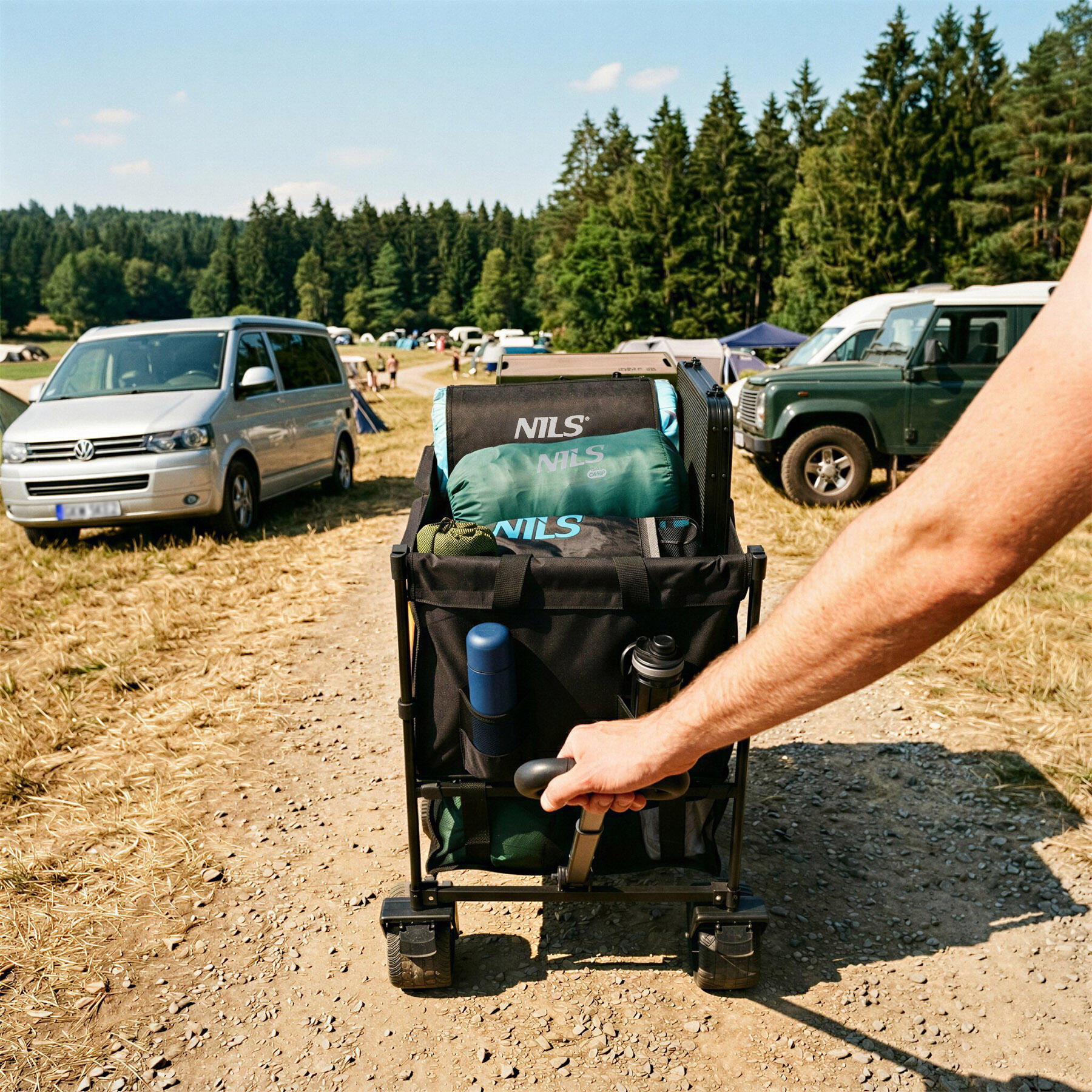 Kempingový vozík NILS Camp NC2607 XXL 6/7