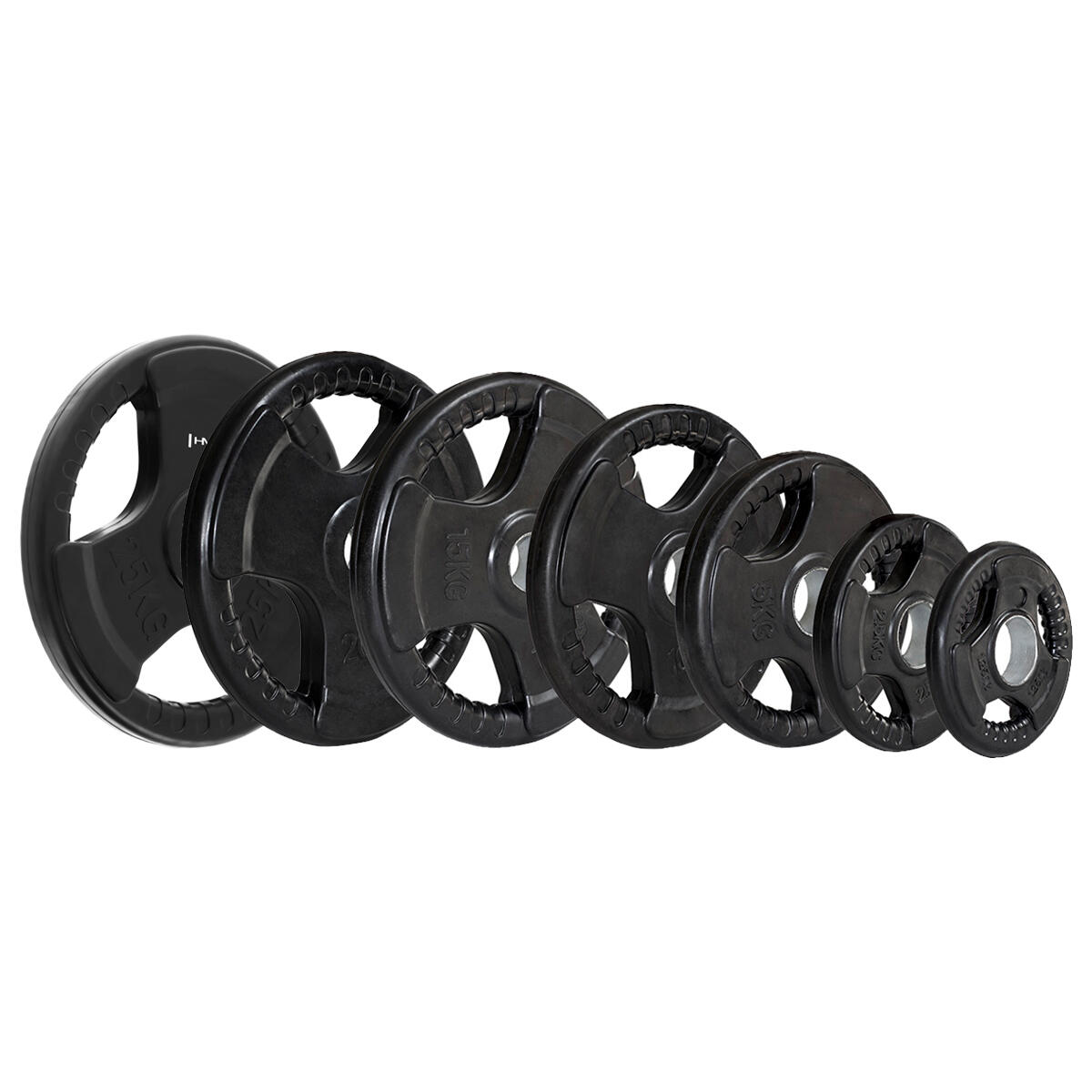 Olympijský kotouč HMS Tri-grip 15 kg 3/5