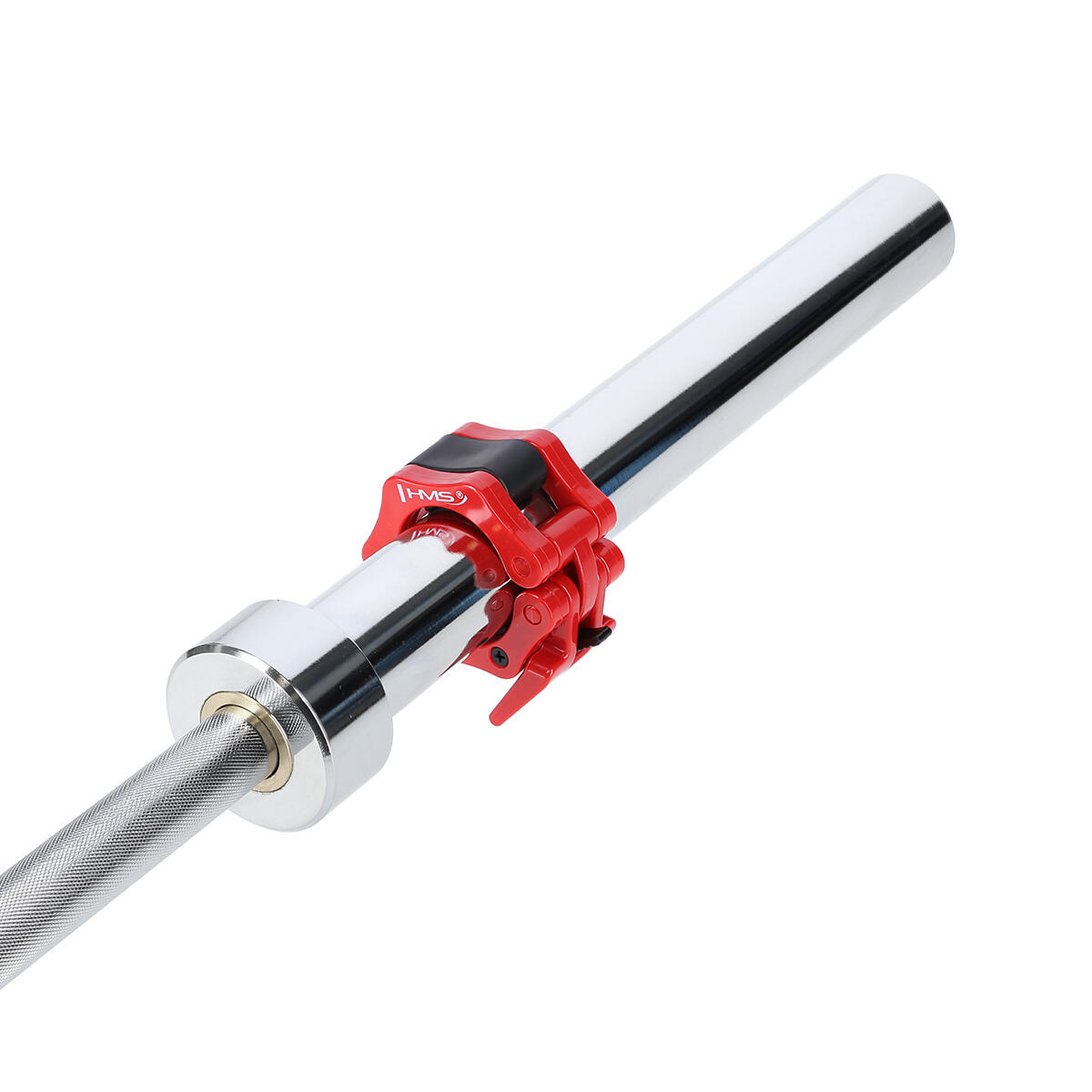 Gryf olimpijski 2200 mm GO450 + zaciski LOCK JAW BLACK HMS 2/7