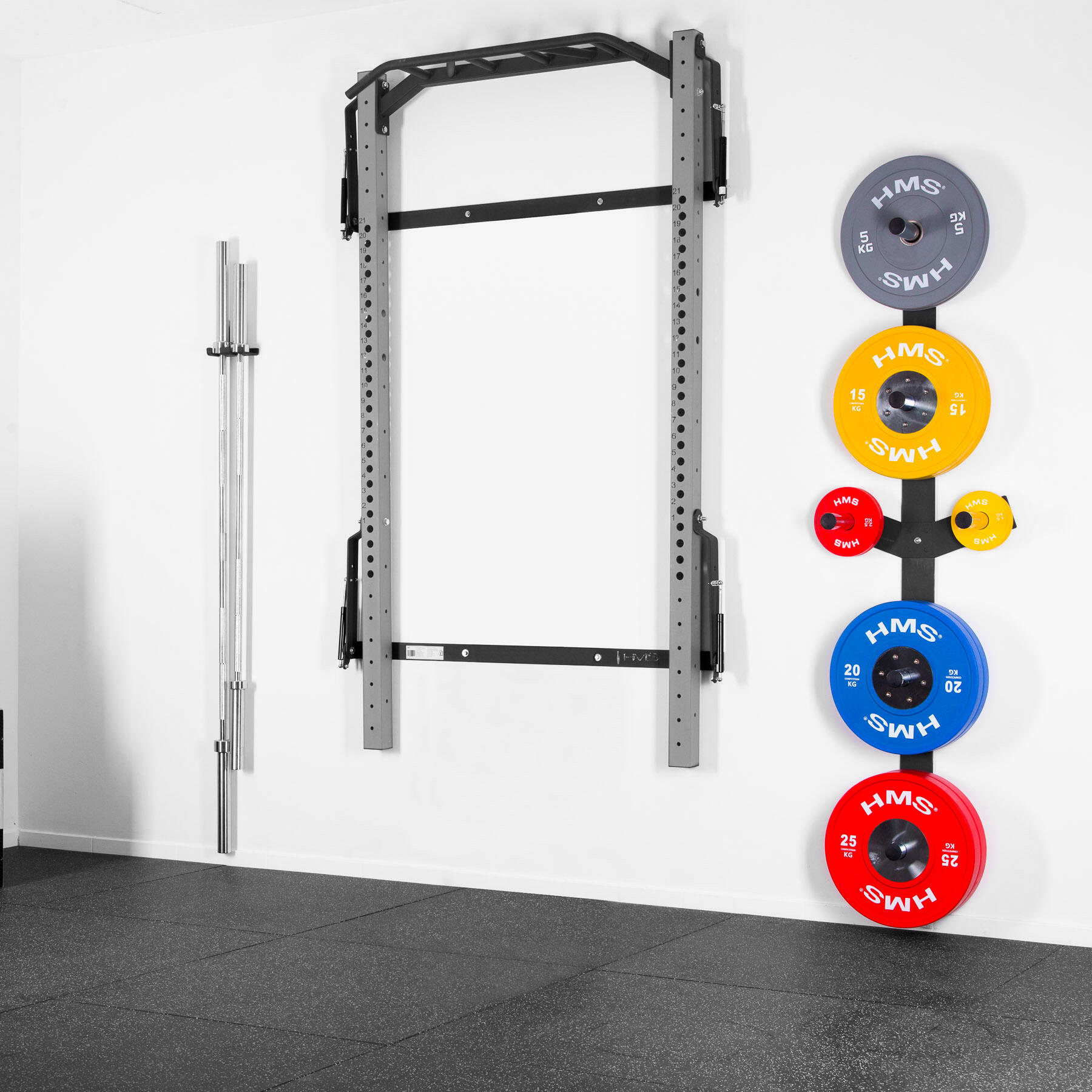 Wall rack für heimtraining klt23 HMS 6/7