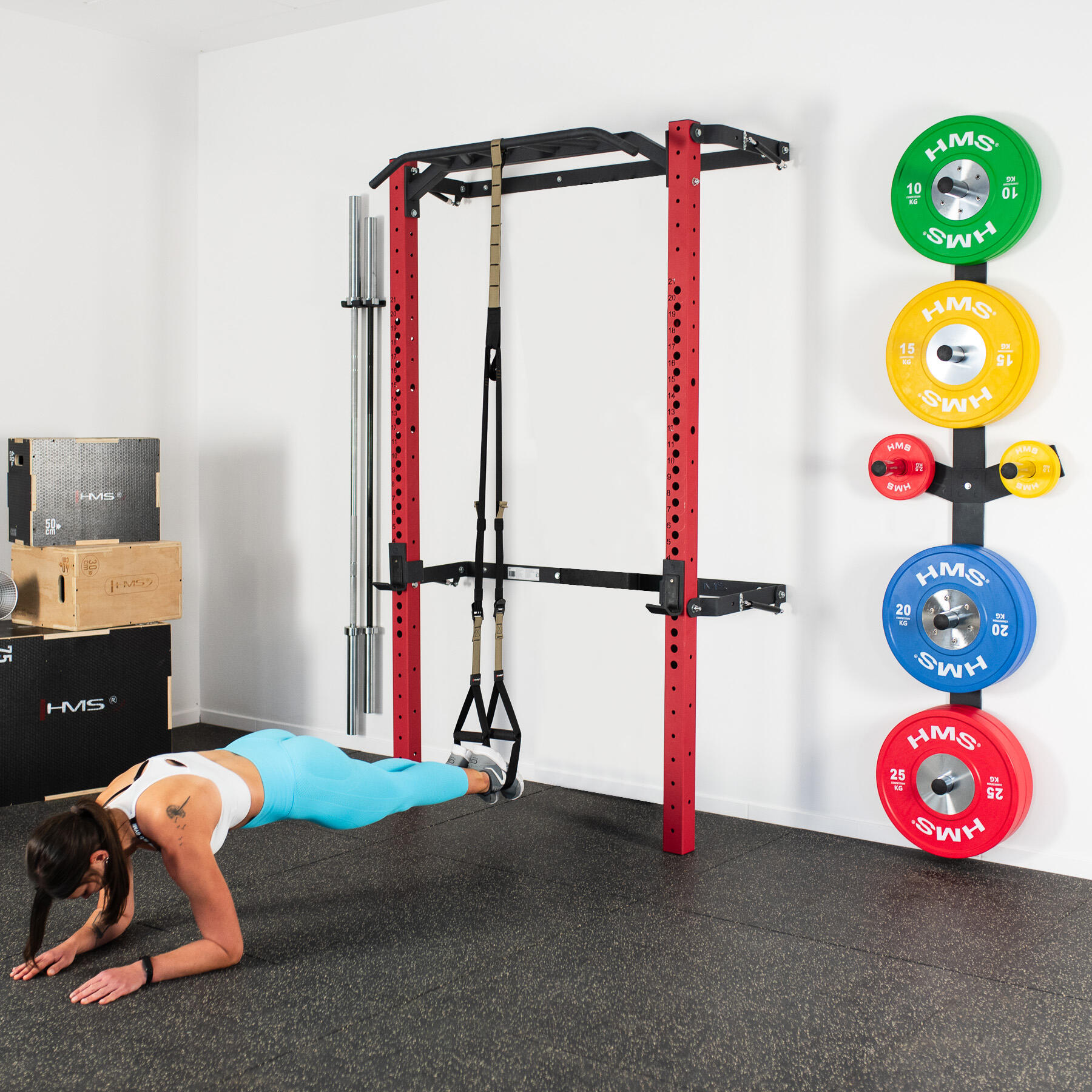 Wall rack für heimtraining klt23 HMS 7/7