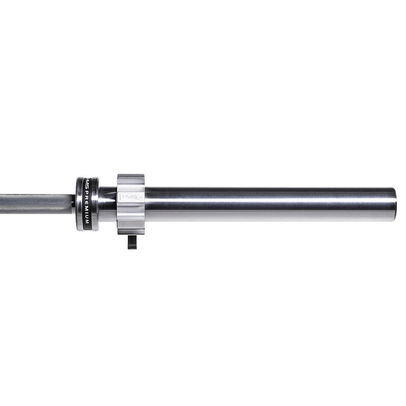 Bară olimpică 2200 mm GO901 + LOCK JAW ZG1500 SILVER HMS PREMIUM