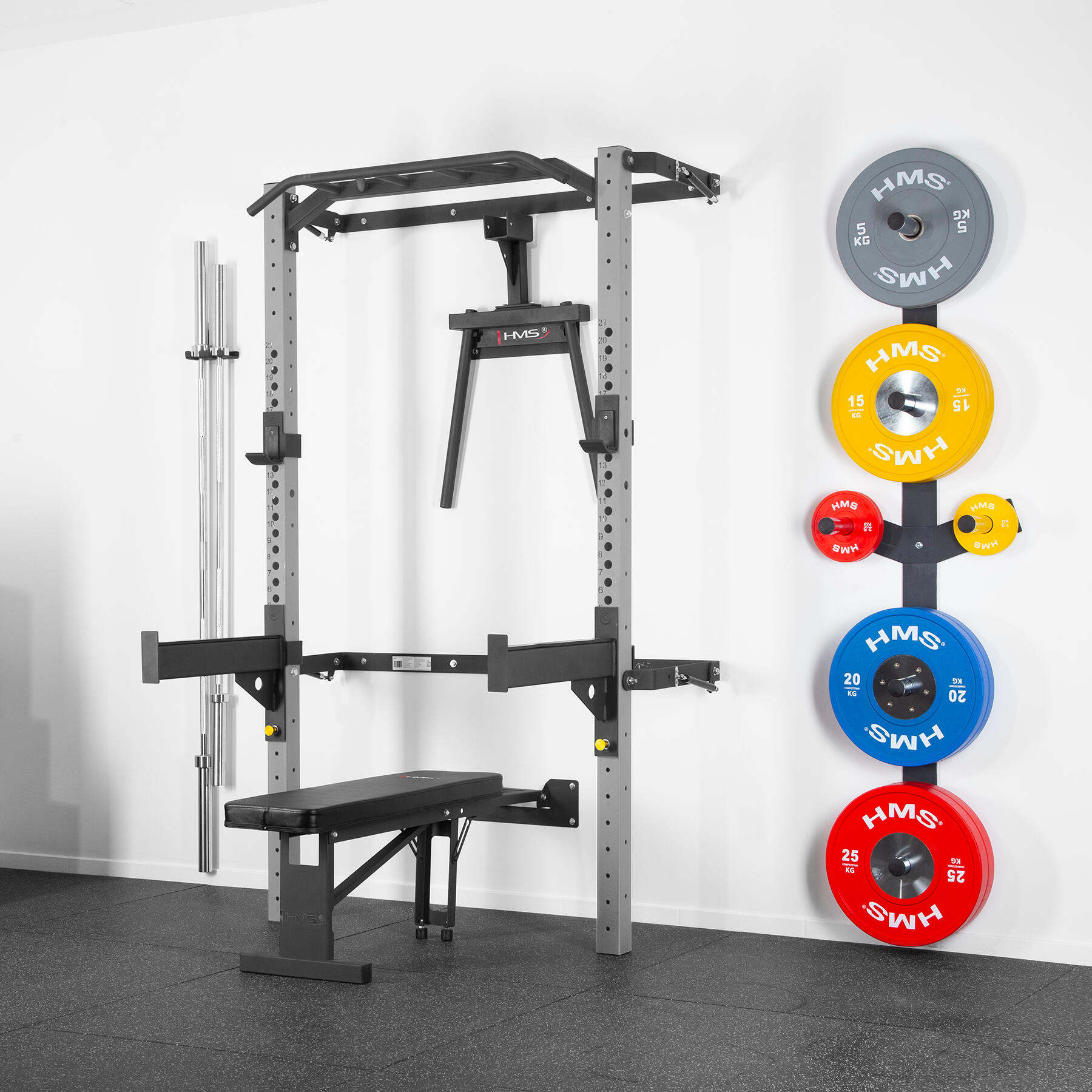 Wall rack pour kit d'entraînement à domicile klt22 HMS 5/7