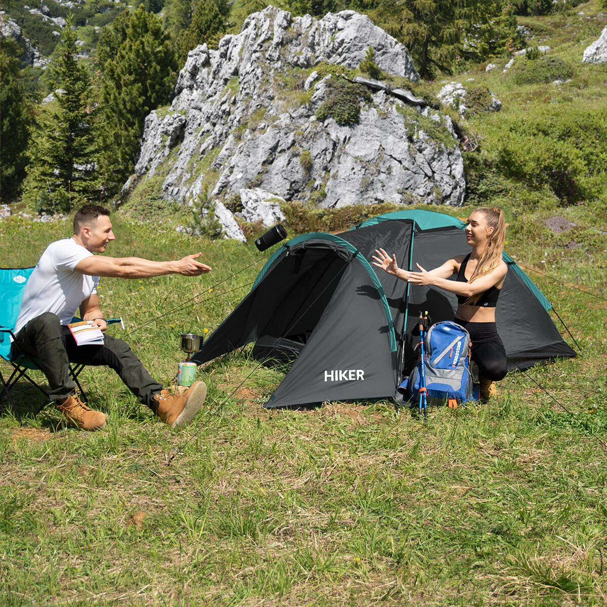 Namiot Kempingowy Nils Camp Hiker NC6010 12/14