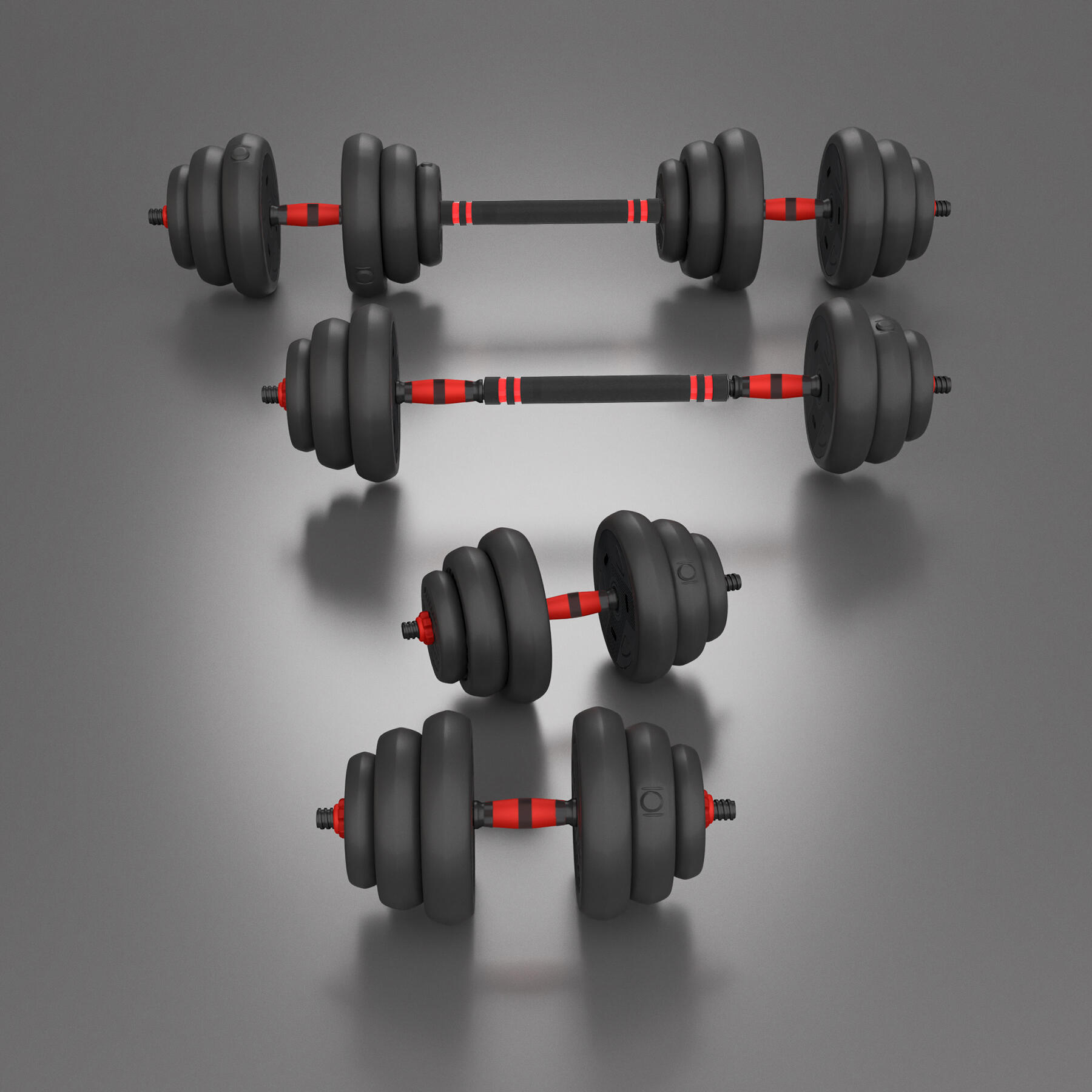 Set 6-in-1 met gewichten sgn HMS 3/7