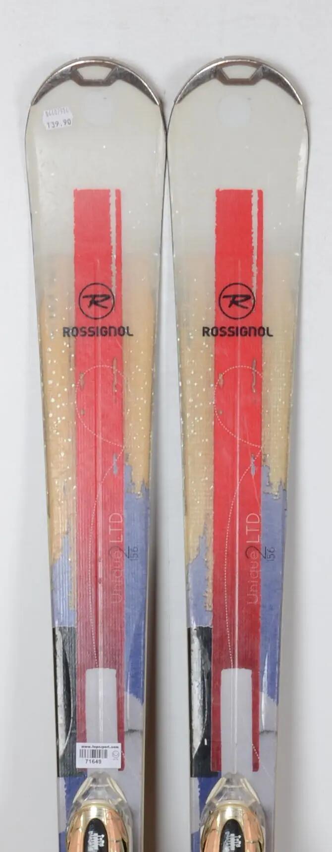 REONDITIONNE - Skis Rossignol UNIQUE 2 LTD - Skis d'occasion Femme - CORRECT 1/5