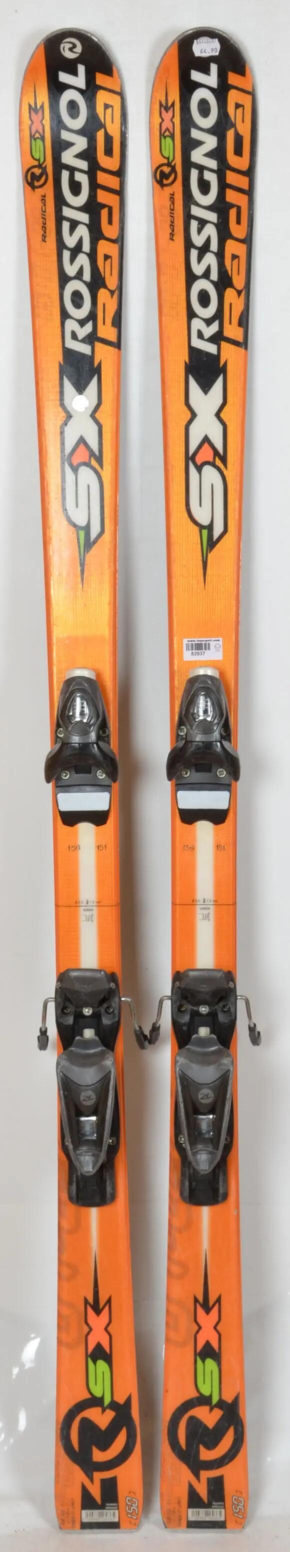 REONDITIONNE - Skis junior Rossignol Radical RSX ora - Skis Junior d' - CORRECT 2/3