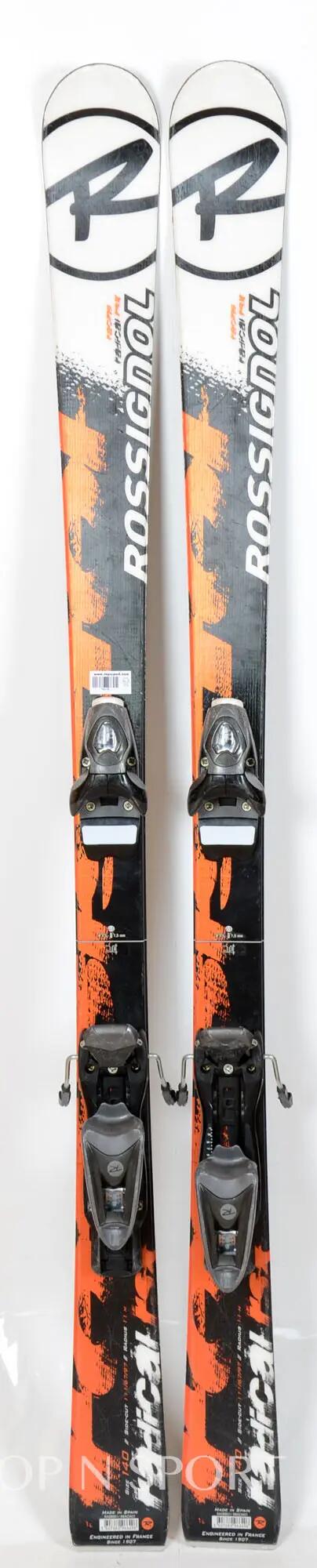 RECONDITIONNE - Skis junior Rossignol RADICAL RSX blk - Skis d'occasio - BON 4/5