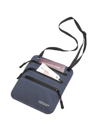 Saszetka Cocoon Secret Neck Wallet - navy/yellow