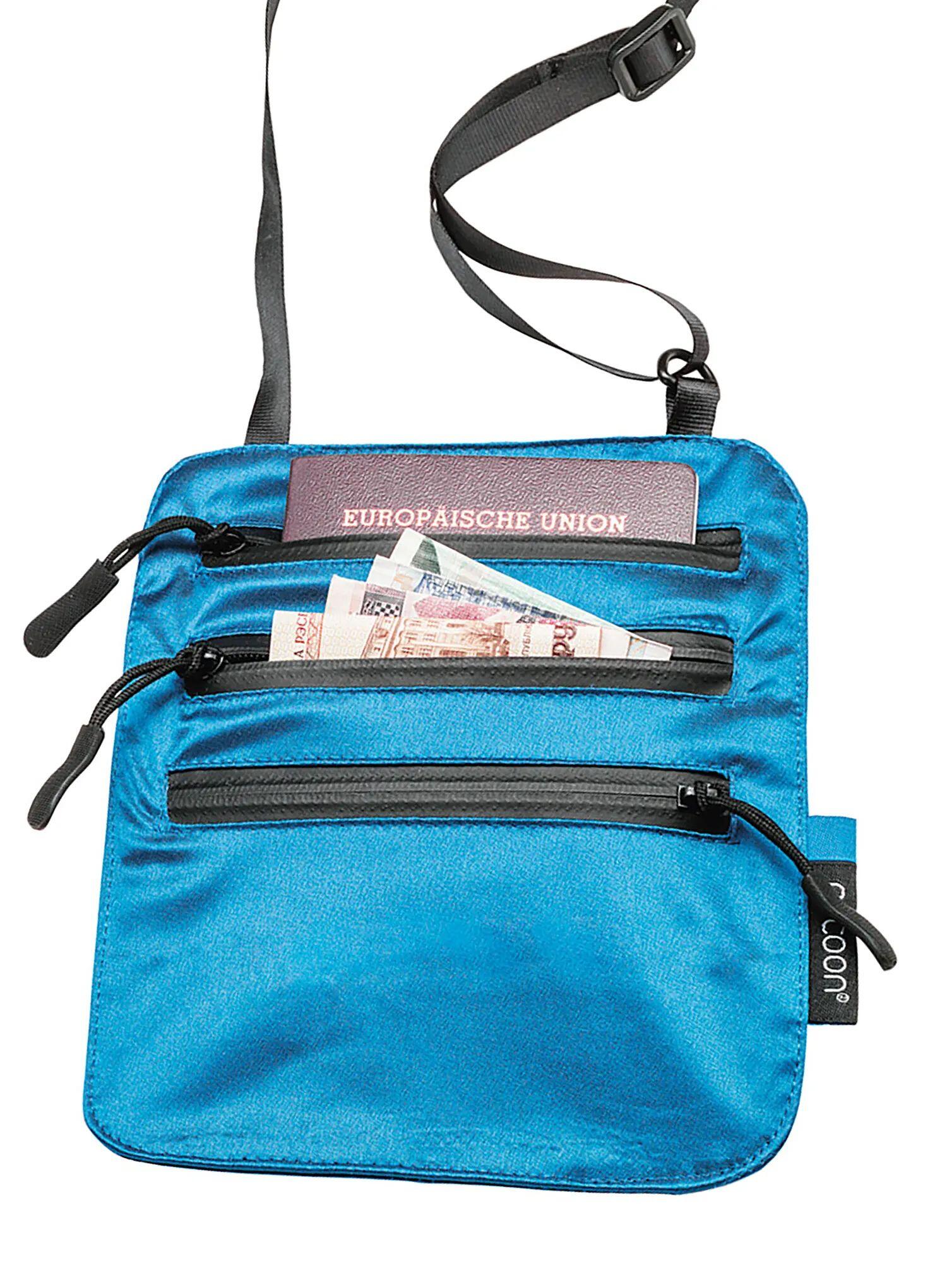 Saszetka Cocoon Secret Neck Wallet - Silk - blue lagoon 2/2