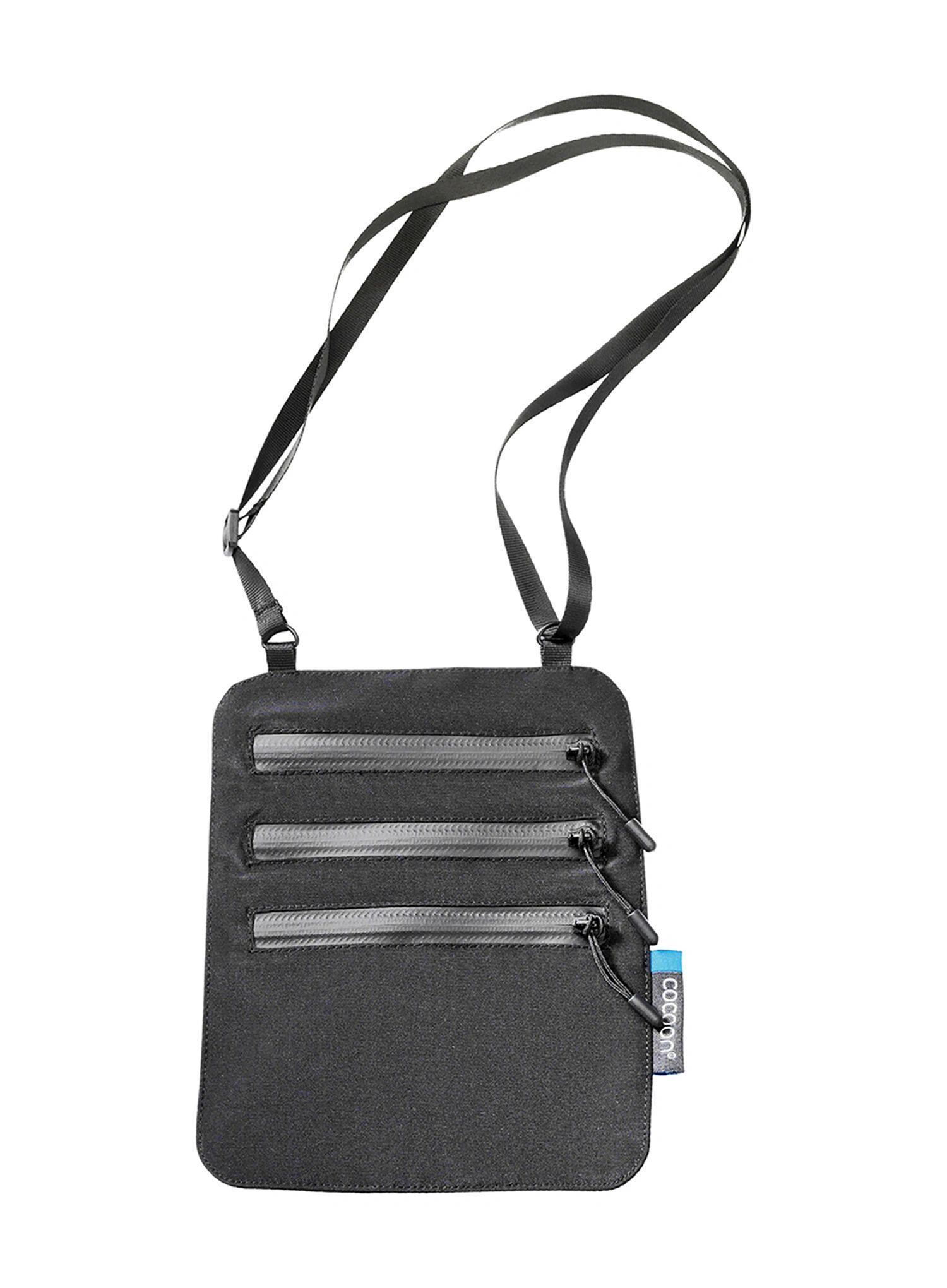 Нашейный кошелёк Cocoon Secret Neck Wallet из шёлка, чёрный