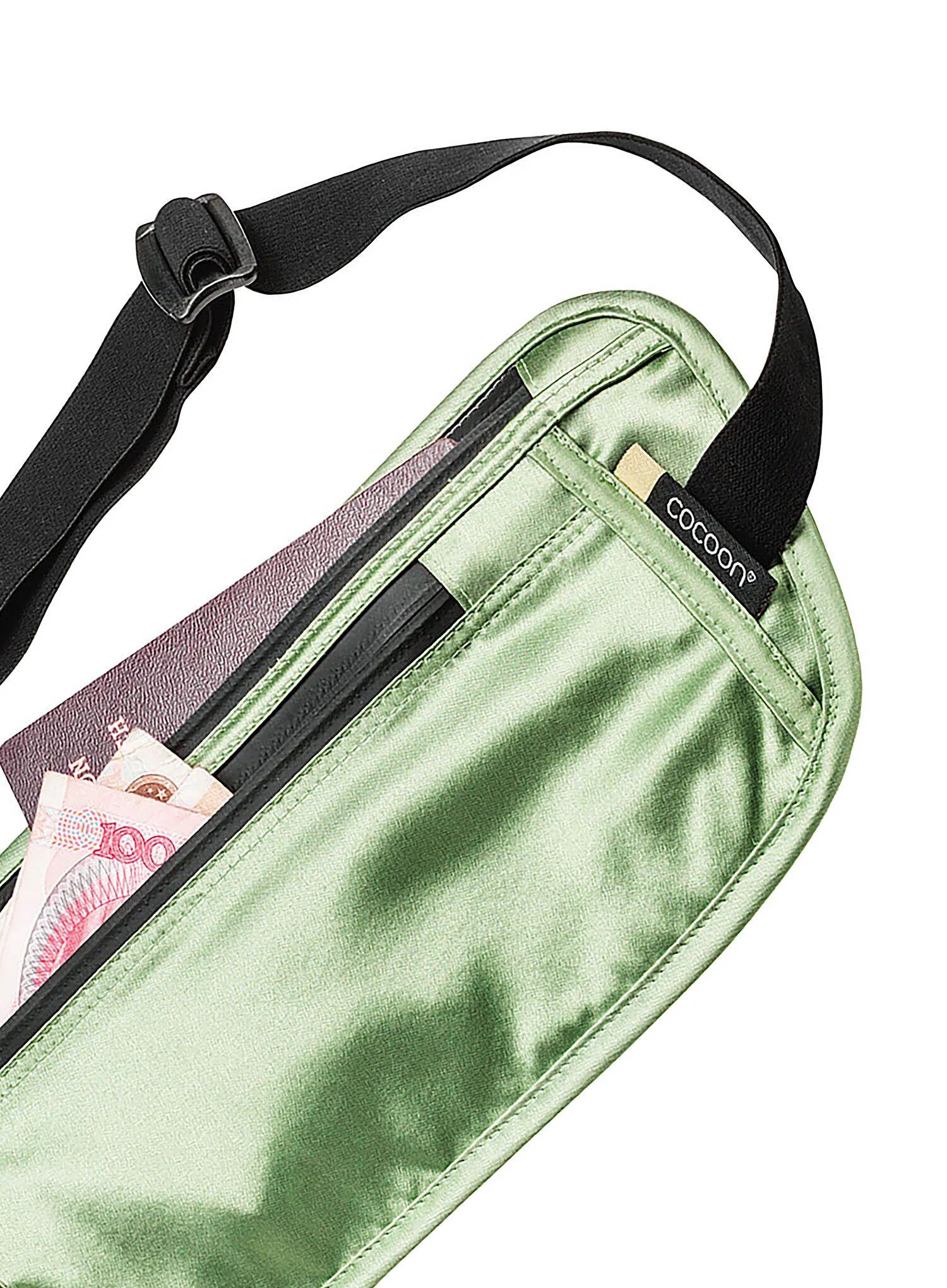 Nerka Cocoon Secret Waist Wallet - Silk - light green 2/2