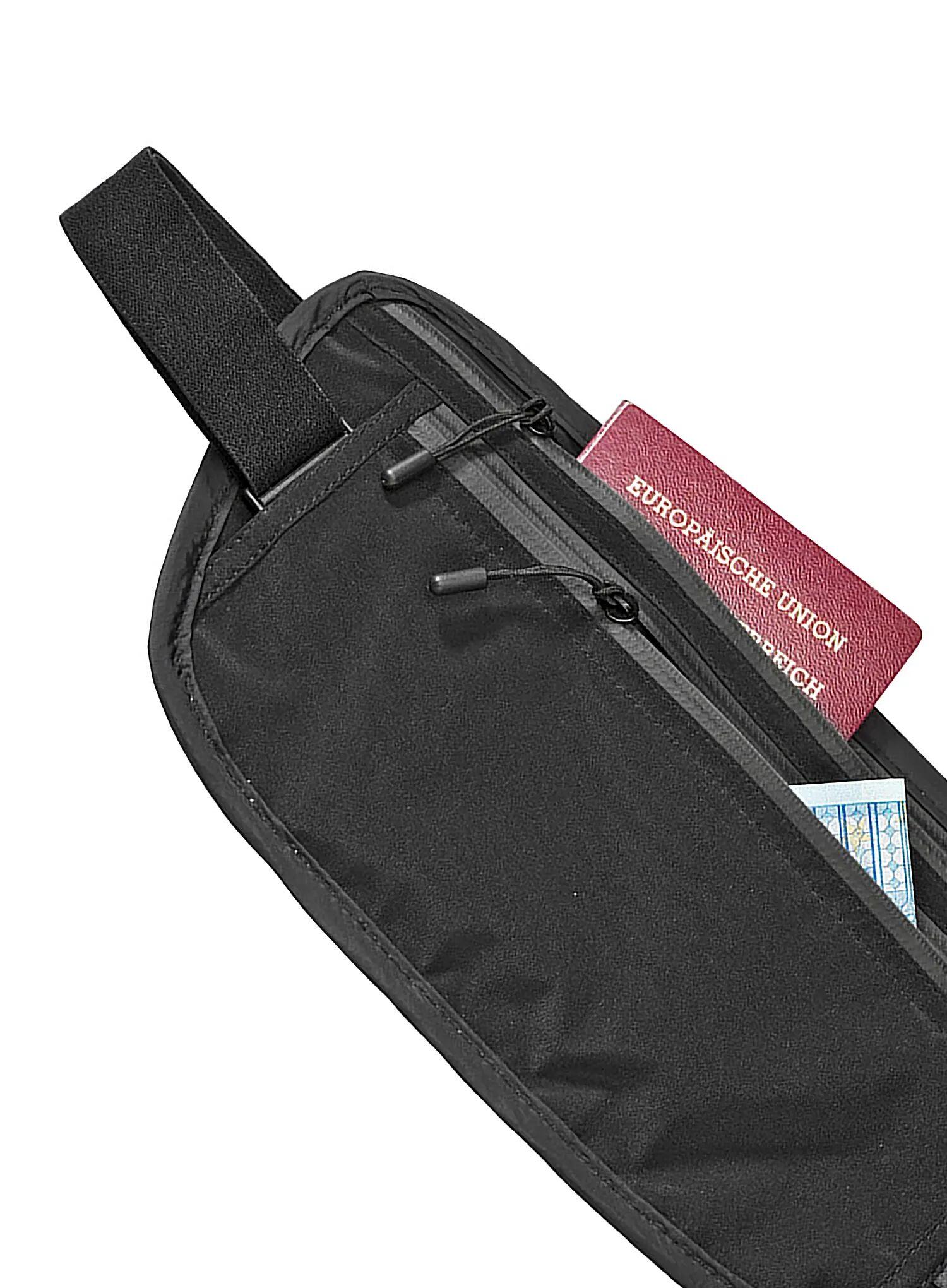 Nerka Cocoon Secret Waist Wallet - Silk - black 2/2