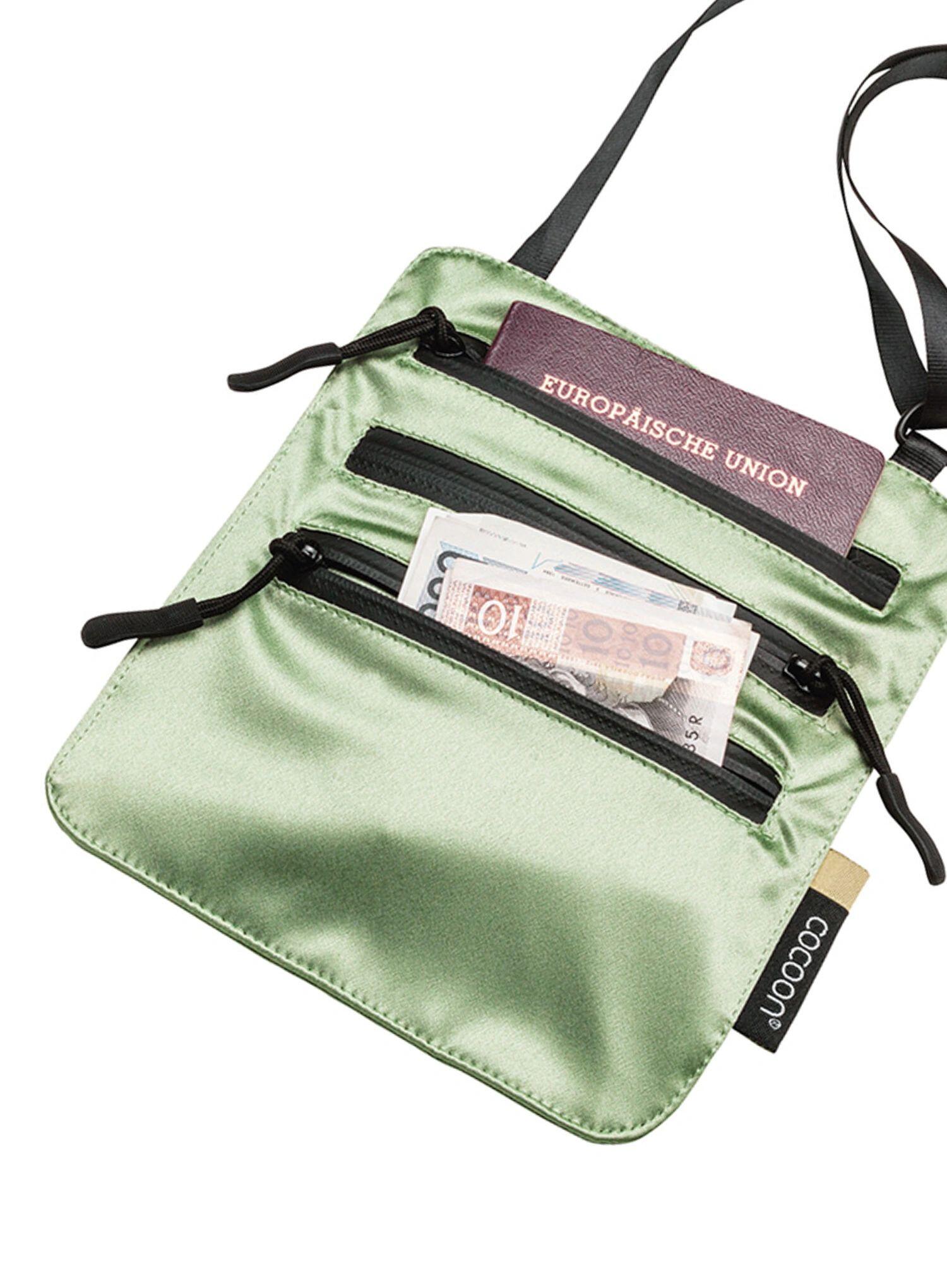 Saszetka Cocoon Secret Neck Wallet - Silk - light green 2/2