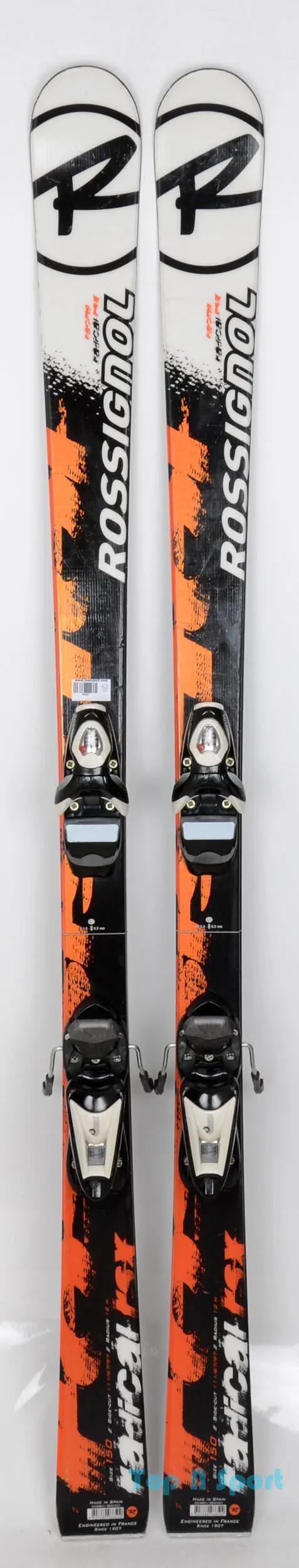 RECONDITIONNE - Skis junior Rossignol RADICAL RSX blk - Skis d'occasio - BON 2/5