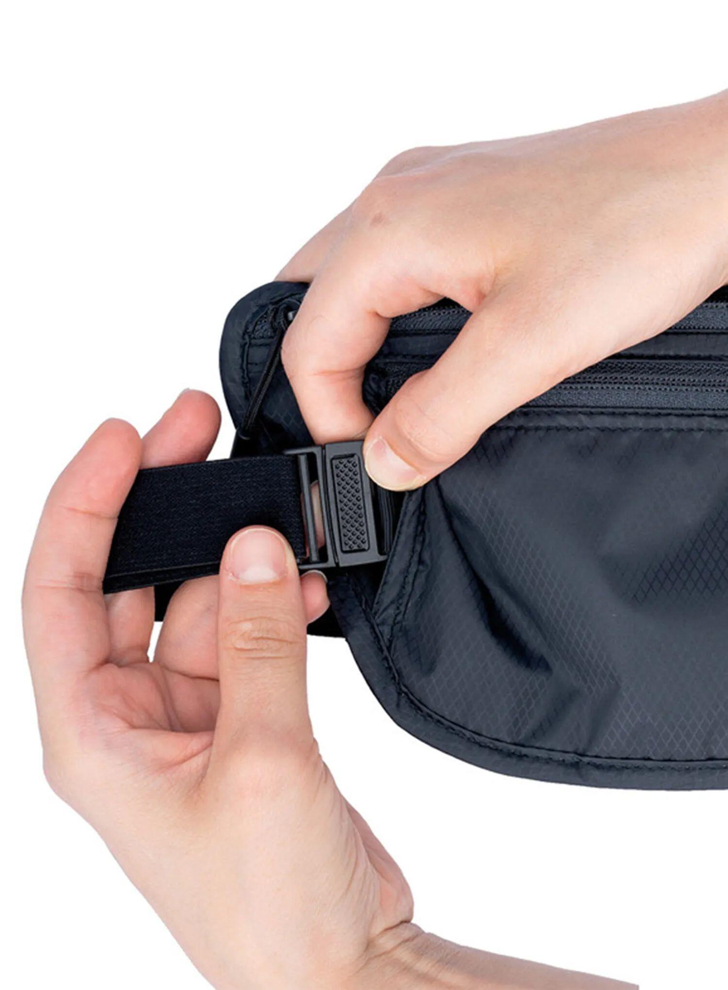 Nerka Cocoon Travel Waist Wallet - phantom black 4/7