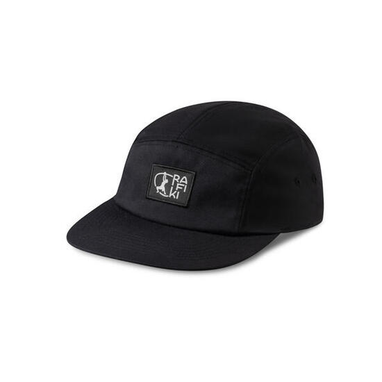 Minimalistische 5-Panel-Klettermütze RAFIKI schwarz