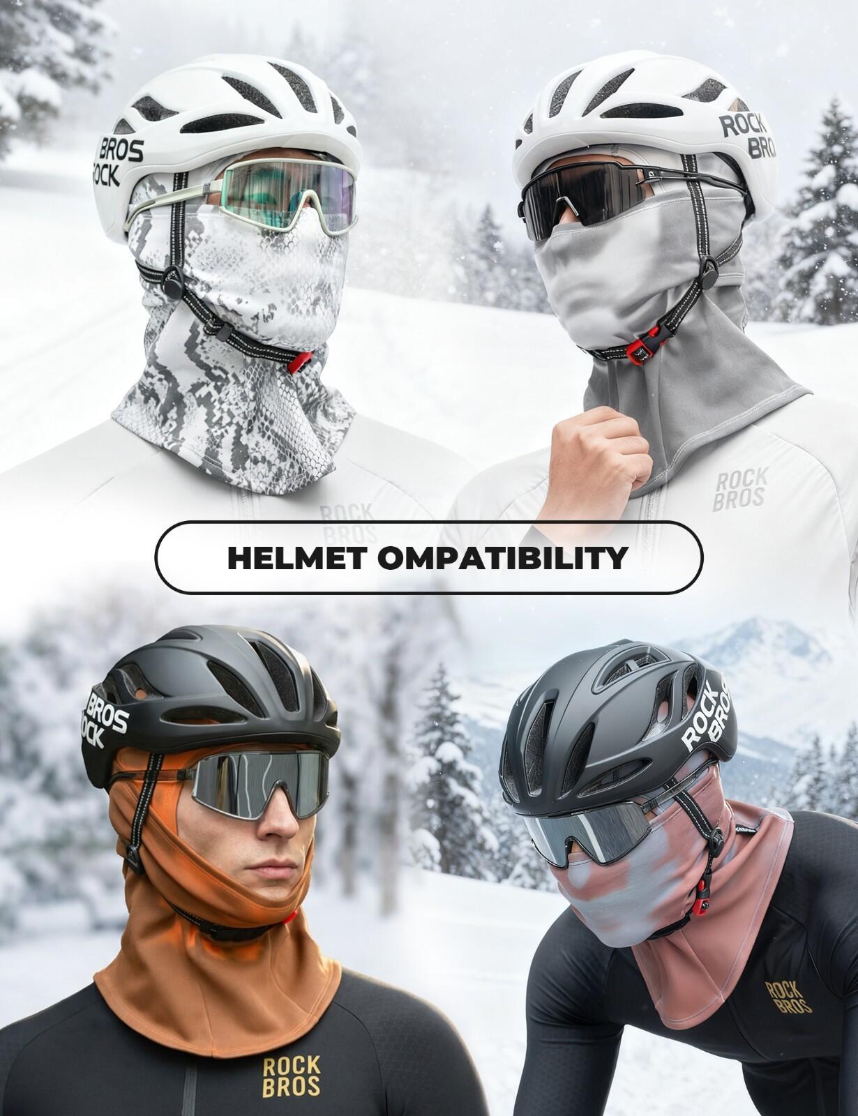 ROCKBROS  Winter Sturmhaube Winddicht Warm Fleece Mask 5/7