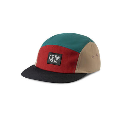 Cappello da arrampicata minimalista a 5 pannelli RAFIKI verde