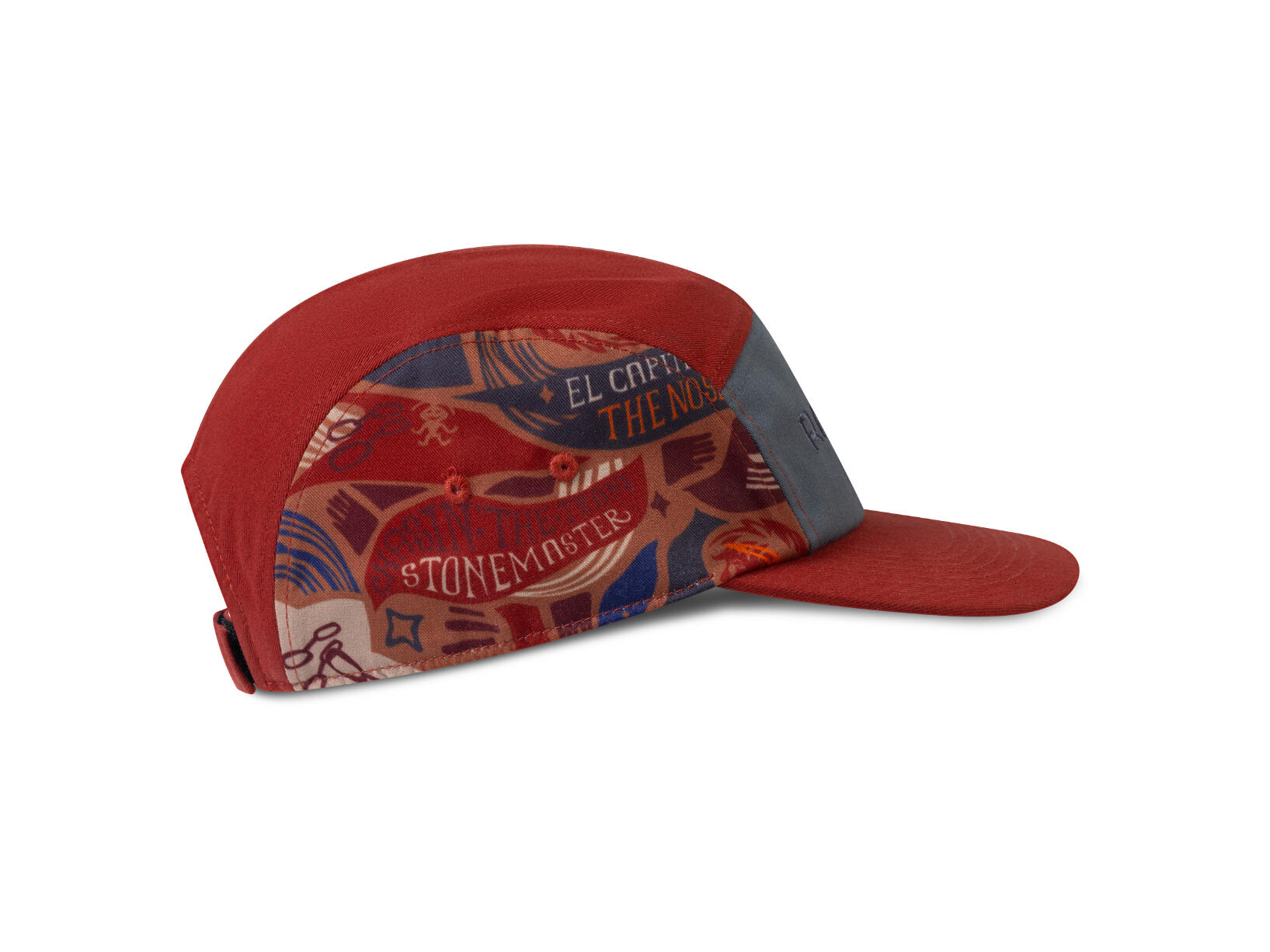 Cappello lifestyle stampato a 5 pannelli RAFIKI marrone 2/4