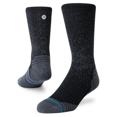 Hardlopen unisex run feel360 infiknit crew zwart