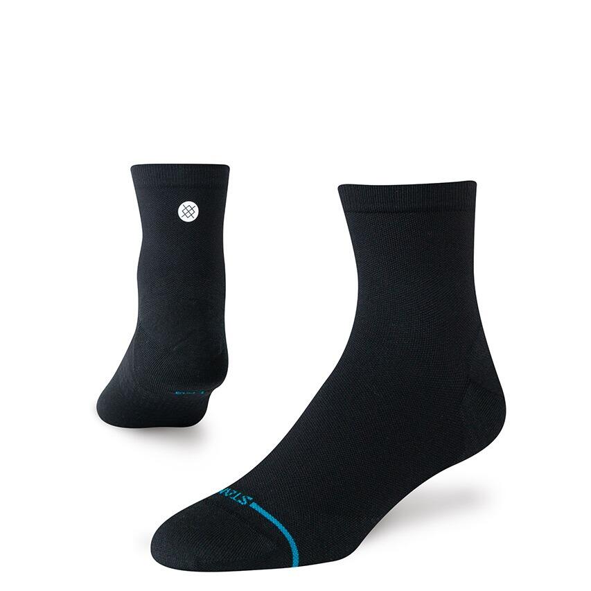Hardlopen Unisex Freshtek Infiknit Run Halfhoge Sokken Solid Ultralight Zwart 1/3