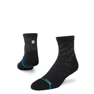 Hardlopen unisex freshtek infiknit run halfhoge sokken light zwart