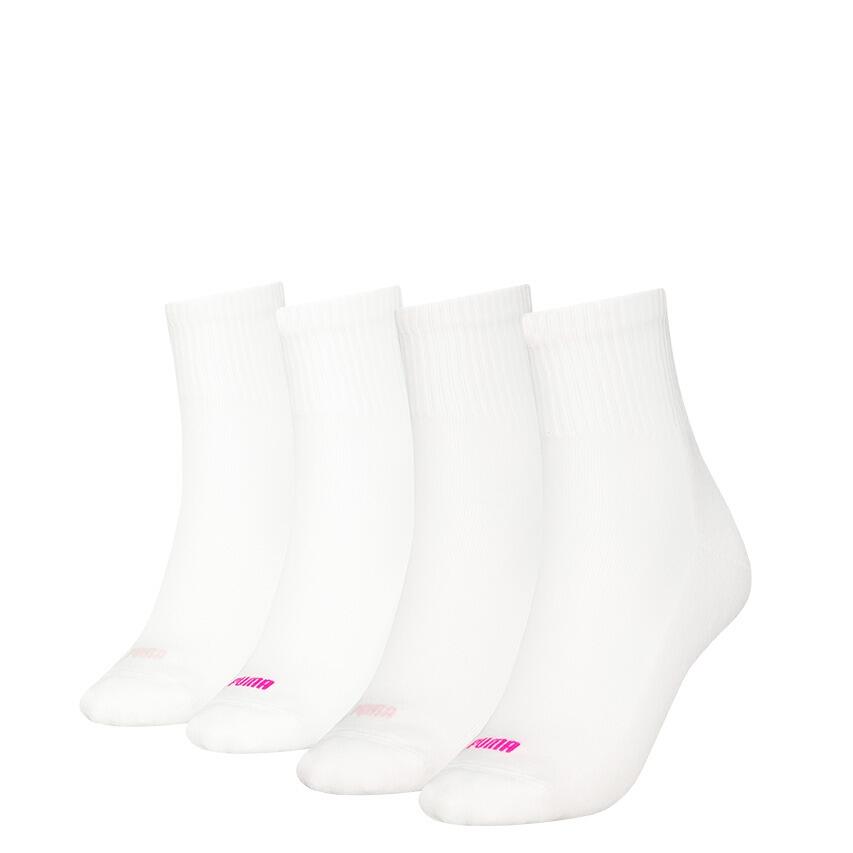 Multi-Sport Dames 4-Pack Halfhoge Sokken Heart Wit 2/2