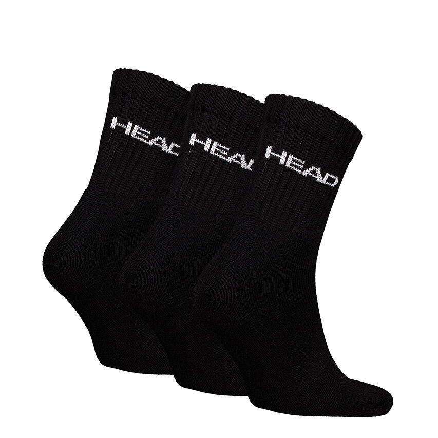 Multi-Sport Unisex 3-Pack Halfhoge Sokken Training Zwart 2/2