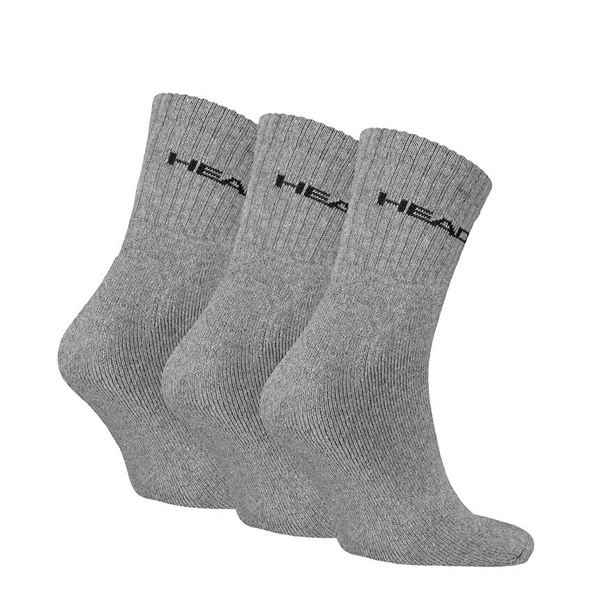 Multi-Sport Unisex 3-Pack Halfhoge Sokken Training Grijs 2/2