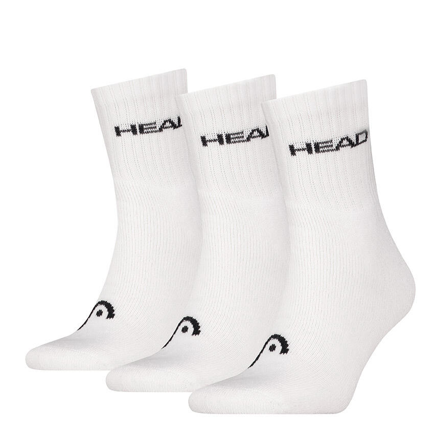 Multi-Sport Unisex 3-Pack Halfhoge Sokken Training Wit 1/2