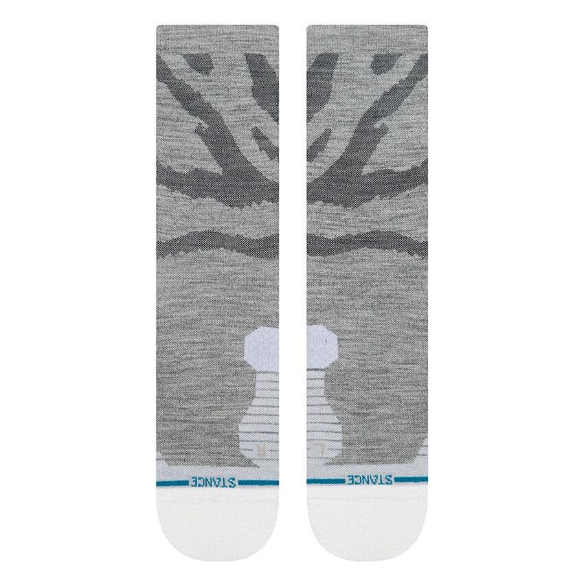 Hardlopen Heren Freshtek Infiknit Run Sokken Digi Dash Light Wool Crew Grijs 2/3