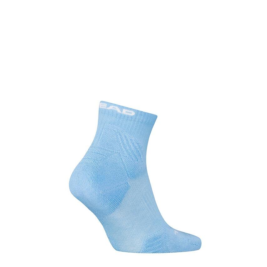 Heren Performance Quartersokken Tennis Blauw 2/2