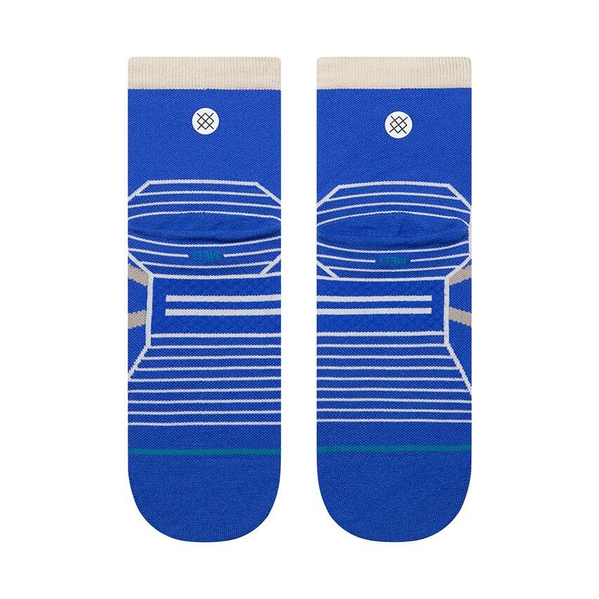 Hardlopen Dames Freshtek Infiknit Run Halfhoge Sokken Crossover Ultralight Blauw 4/4