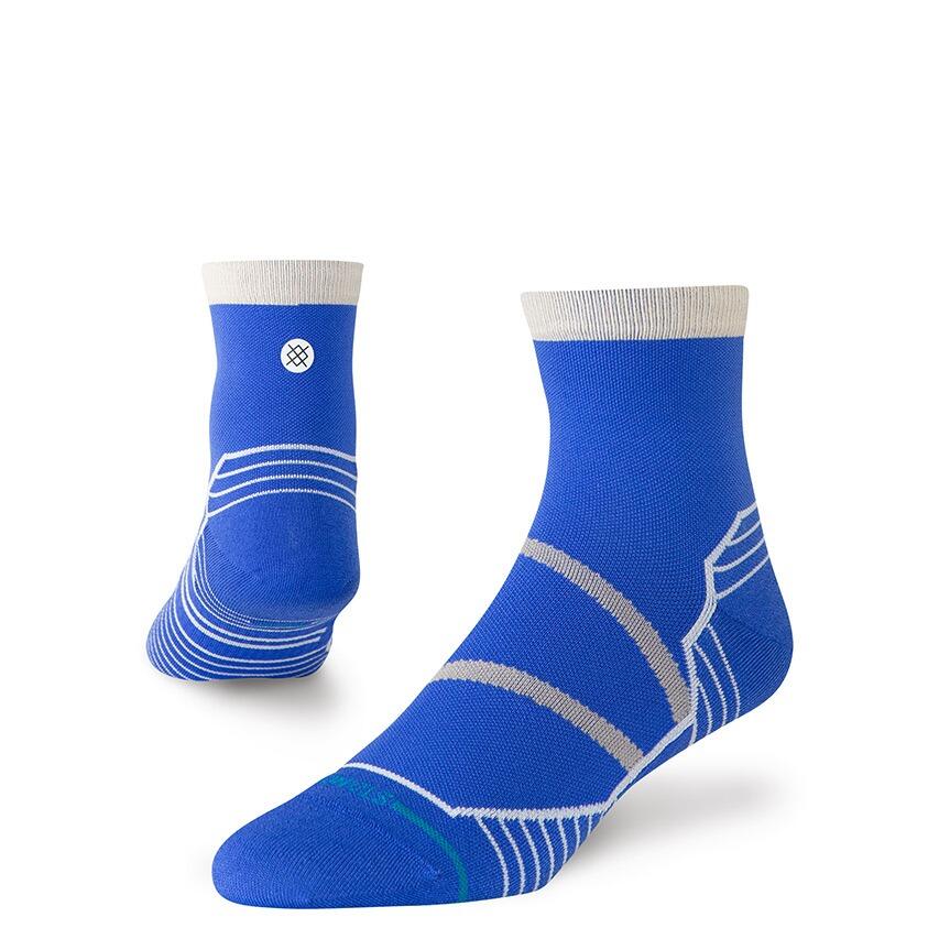 Hardlopen Dames Freshtek Infiknit Run Halfhoge Sokken Crossover Ultralight Blauw 2/4