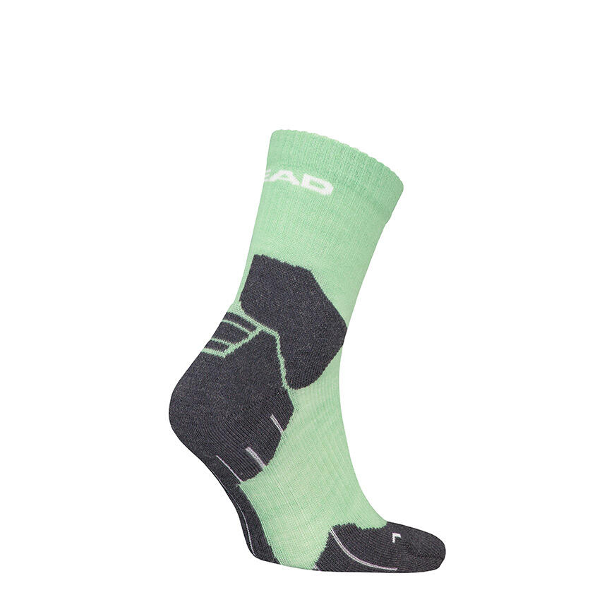 Unisex Halfhoge Sokken Warm Hiking Groen & Grijs Multi 2/2