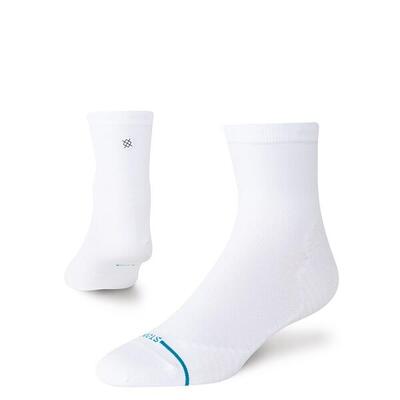 Hardlopen unisex freshtek infiknit run halfhoge sokken solid ultralight wit