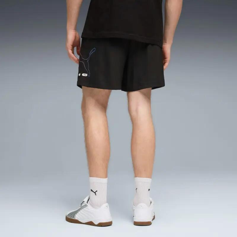 Bermuda PUMATECH homme noir - tissu technique, taille élastique. 4/4