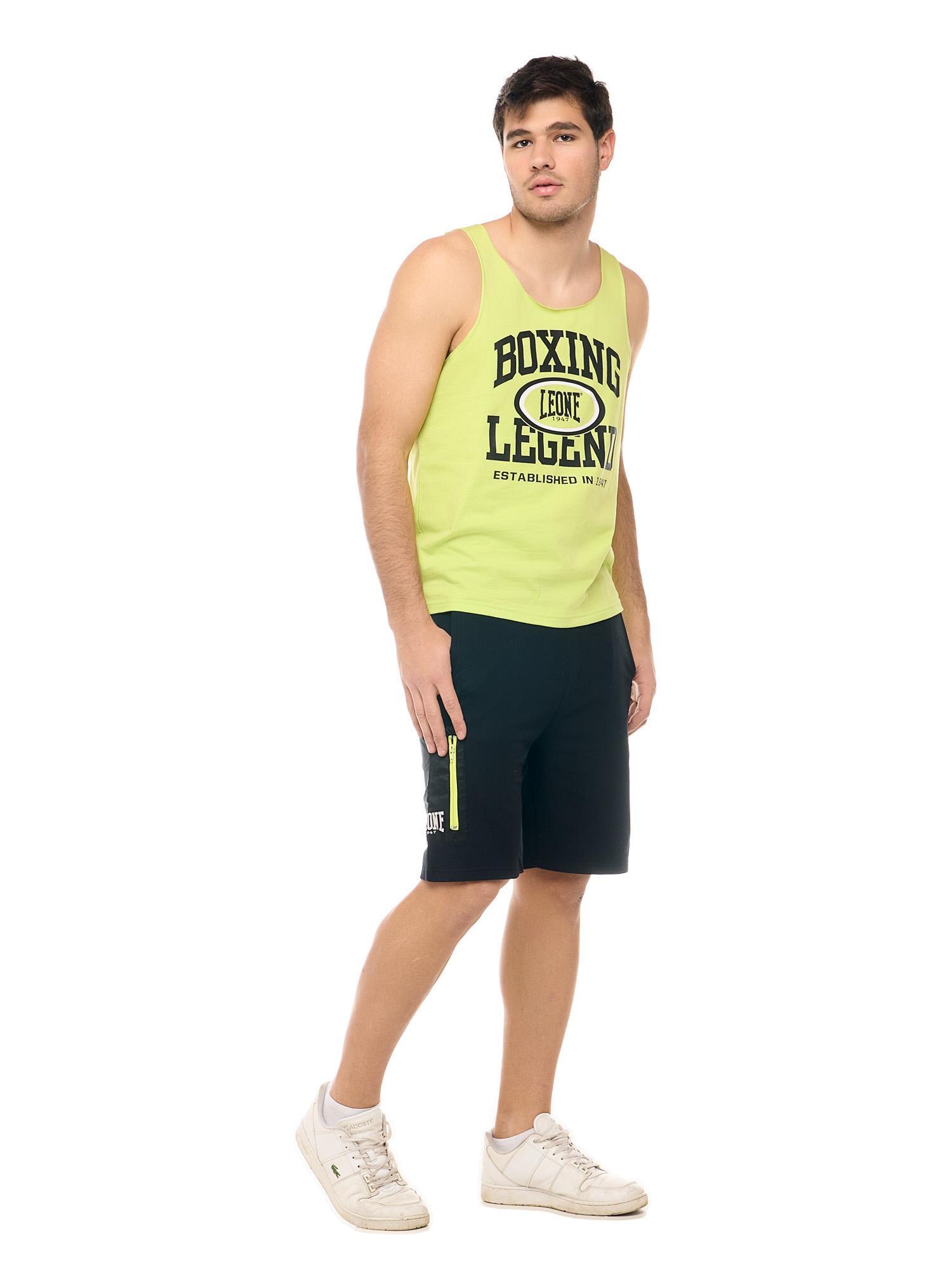 Calções desportivos masculinos Leone Active com bolso com fecho de correr. 3/6