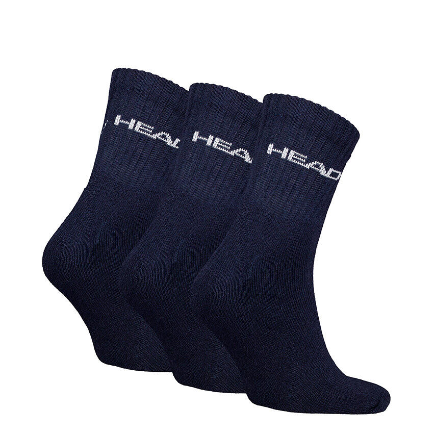 Multi-Sport Unisex 3-Pack Halfhoge Sokken Training Blauw 2/2