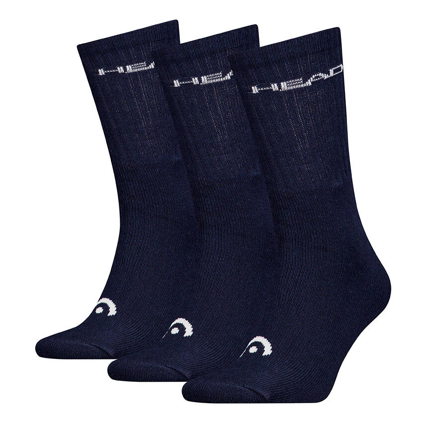 Multi-Sport Unisex 3-Pack Sokken Training Blauw II 1/2