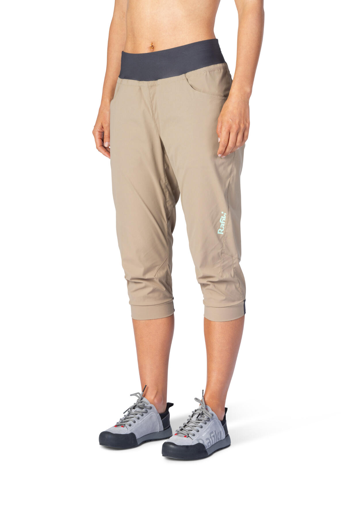 Pantalones de 3/4 para mujer con un diseño trasero en forma de X Rafiki 7/7
