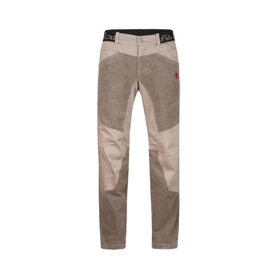 Pantalone uomo Rafiki Ledge marrone in cotone elasticizzato