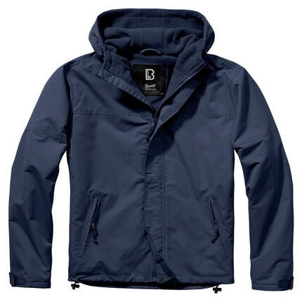 Kurtka turystyczna męska Brandit Frontzip Windbreaker Czarna