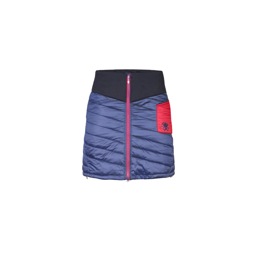 Women's insulated skirt with a windproof flap and two-way zipper Rafiki