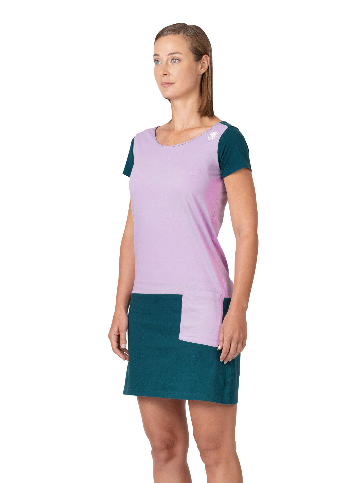 Robe décontractée pour femme, avec encolure à bords non finis– Rafik 3/7
