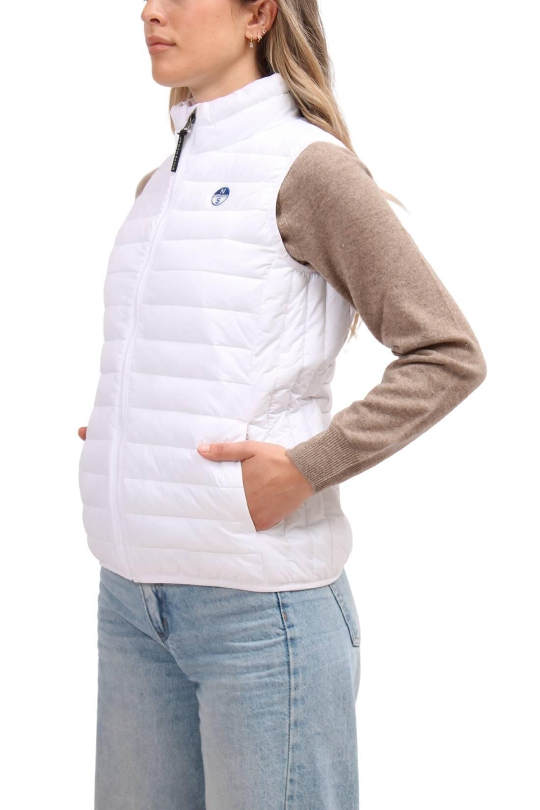 NORTH SAILS – Damen-Oberteil aus Nylon mit Logo, Größe XL, Farbe Weiß 2/3