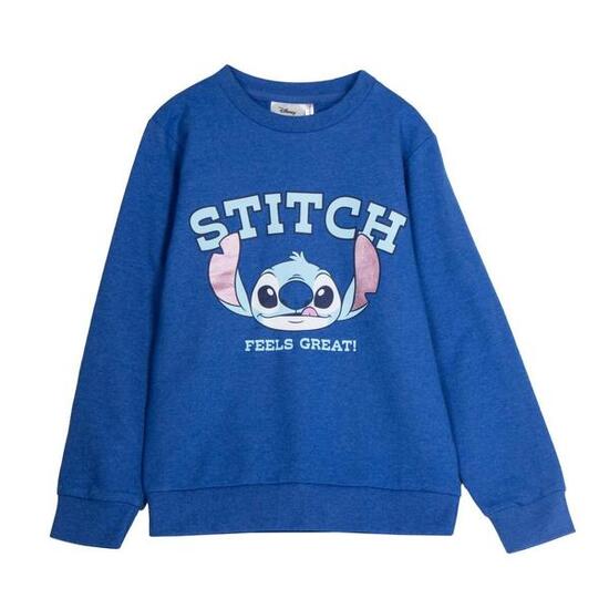 Stitch Kinder-Hoodie aus weicher Baumwolle, Marineblau