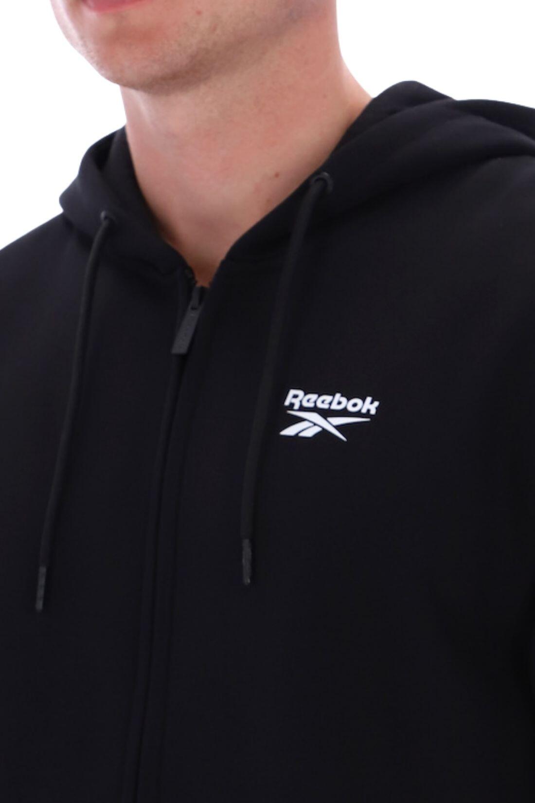 REEBOK - Sweat à capuche homme Identity Small Logo taille XL couleur Noir 3/3